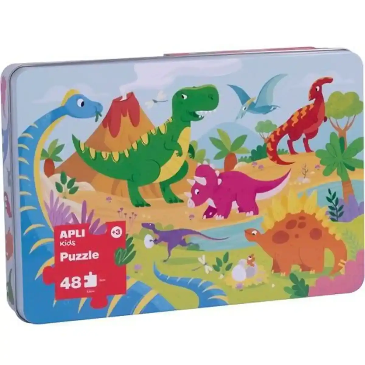 Puzzle Enfant Apli Dinosaures 24 Pièces. SUPERDISCOUNT FRANCE