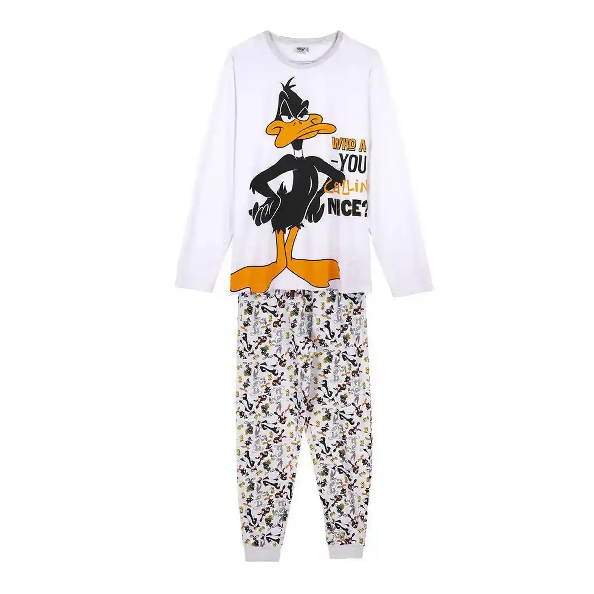 Pyjama Looney Tunes Homme Gris. SUPERDISCOUNT FRANCE