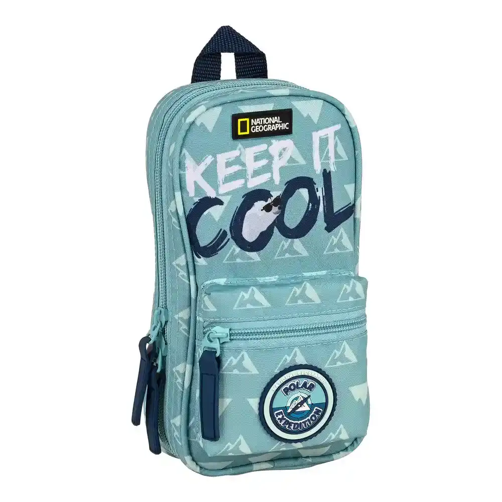 Sac à dos Trousse National Geographic Below Zero Bleu (12 x 23 x 5 cm). SUPERDISCOUNT FRANCE