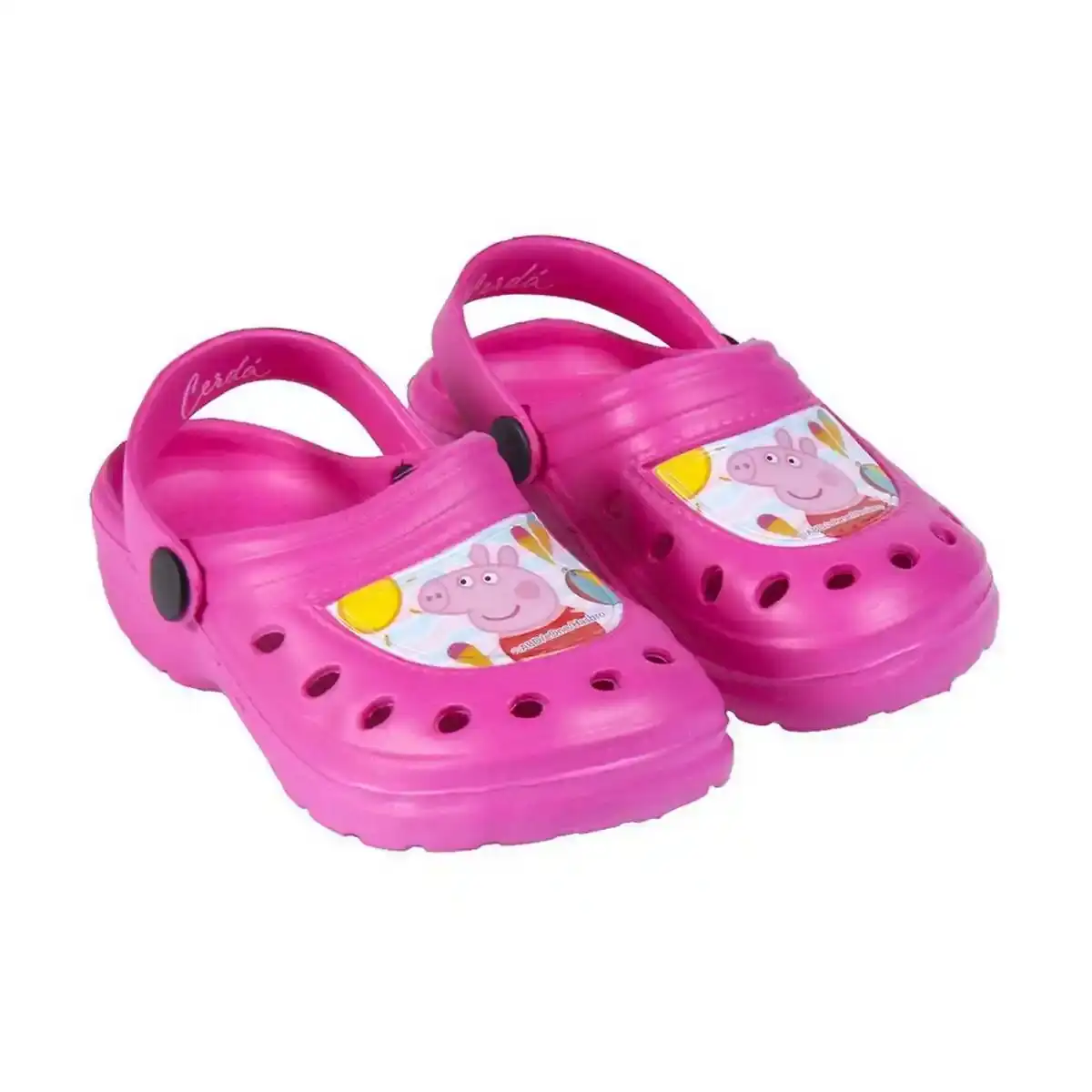 Sandales de plage Peppa Pig Fuchsia. SUPERDISCOUNT FRANCE