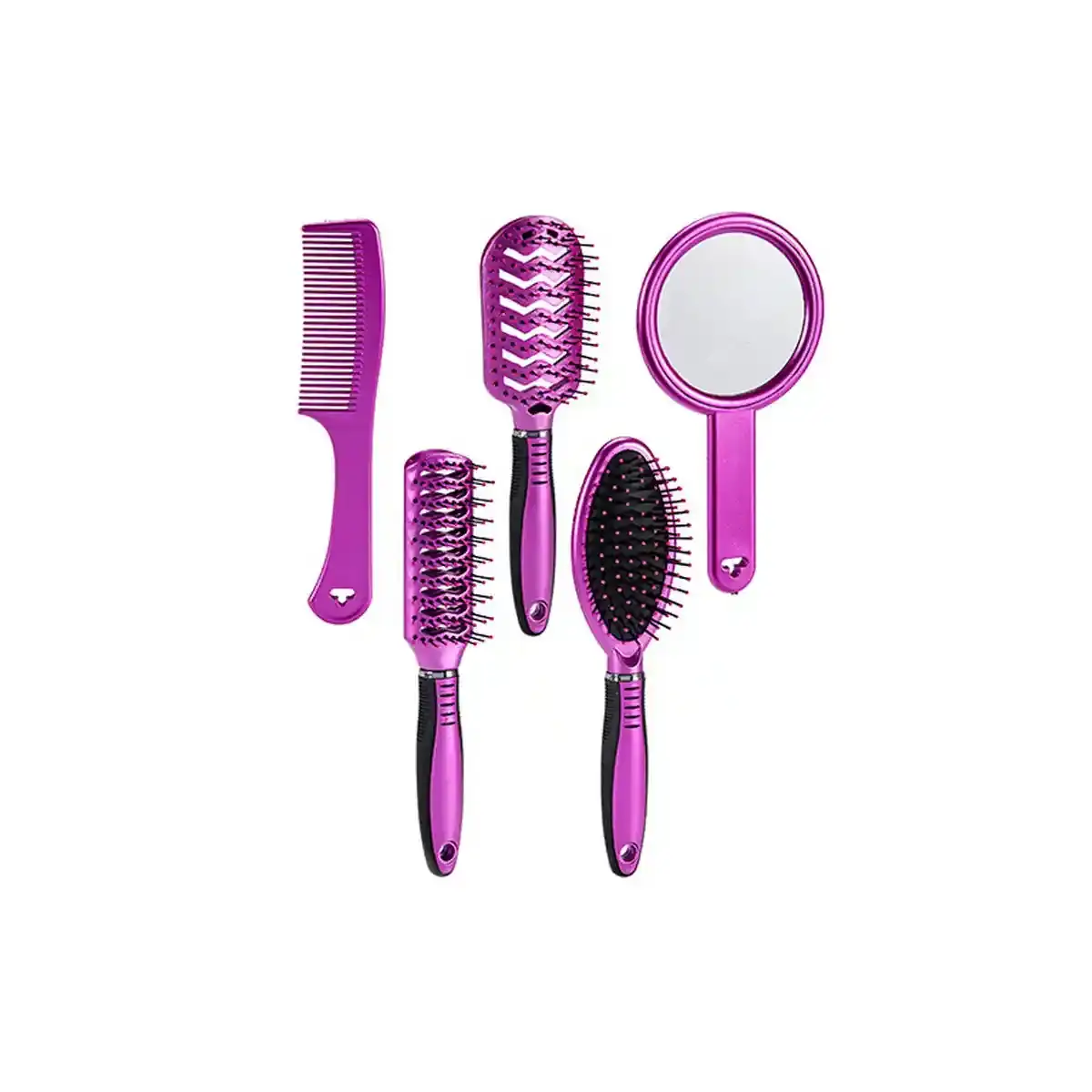 Set de peignes brosses miroir 5 pieces_5720. DIAYTAR COTE D'IVOIRE - L'Art du Shopping Facilité. Naviguez sur notre plateforme en ligne pour découvrir une expérience d'achat fluide et agréable, avec une gamme de produits adaptés à tous.