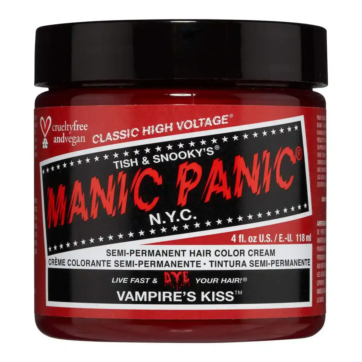 Teinture permanente classic manic panic vampire s kiss 118 ml _3296. Bienvenue sur DIAYTAR COTE D'IVOIRE - Là où Chaque Objet a une Âme. Plongez dans notre catalogue et trouvez des articles qui portent l'essence de l'artisanat et de la passion.