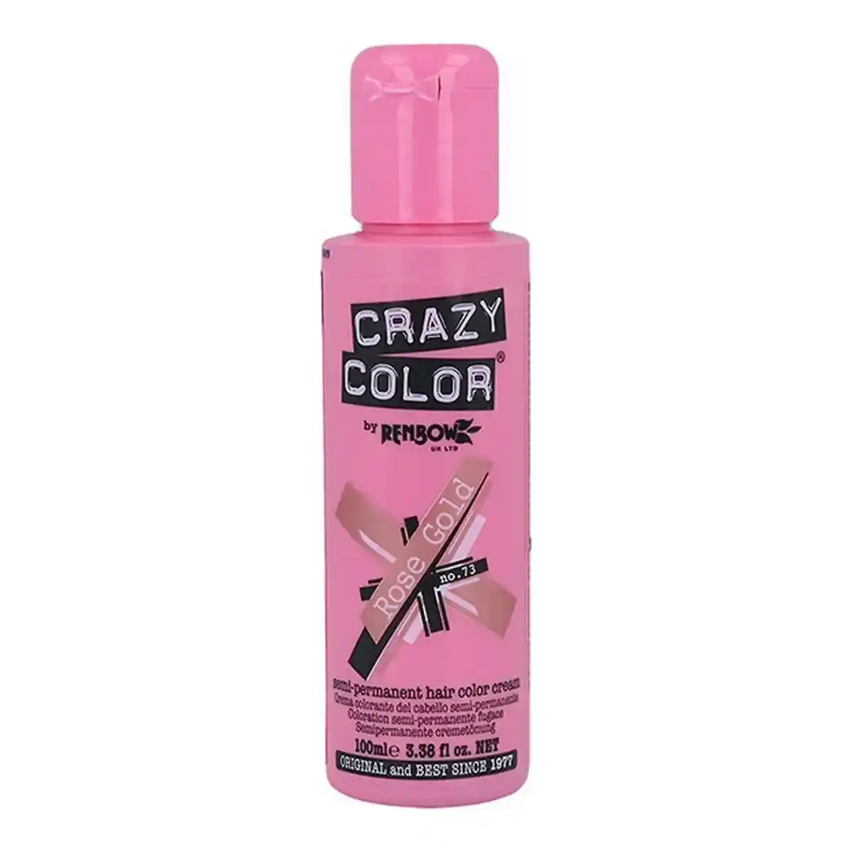 Teinture semi permanente or rose crazy color no 73 100 ml _1055. DIAYTAR COTE D'IVOIRE - Là où Chaque Produit Est une Trouvaille. Explorez notre sélection minutieuse et découvrez des articles qui correspondent à votre style de vie et à vos aspirations.