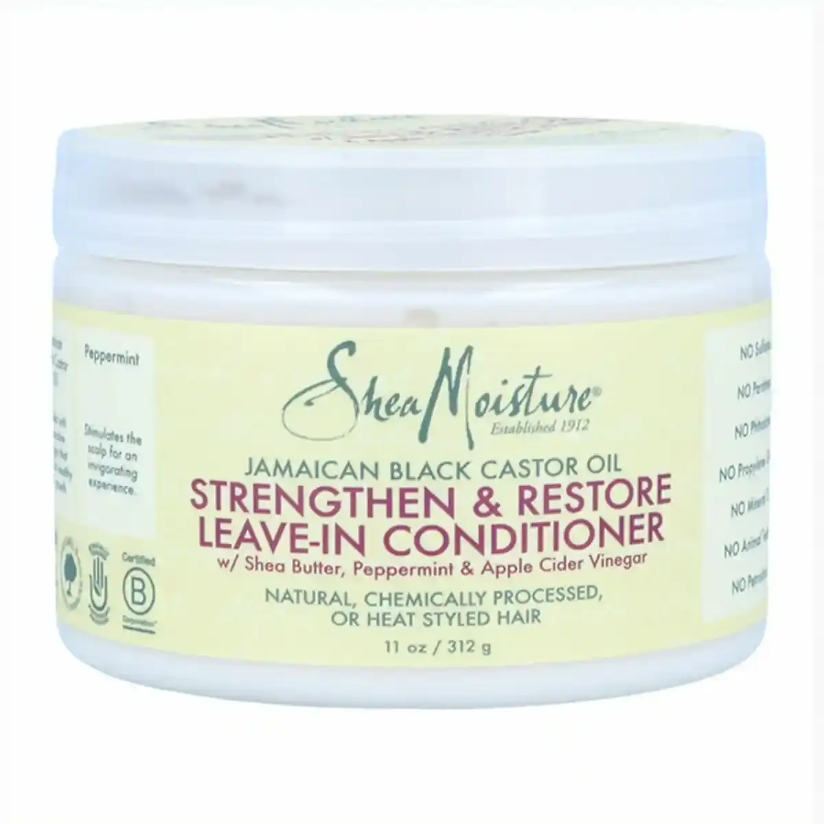 Apres shampooing shea moisture jamaican black castor oil leave in 312 g _7464. DIAYTAR COTE D'IVOIRE - Votre Passage vers la Découverte. Explorez notre boutique en ligne pour trouver des trésors qui vous attendent, du traditionnel à l'avant-garde.