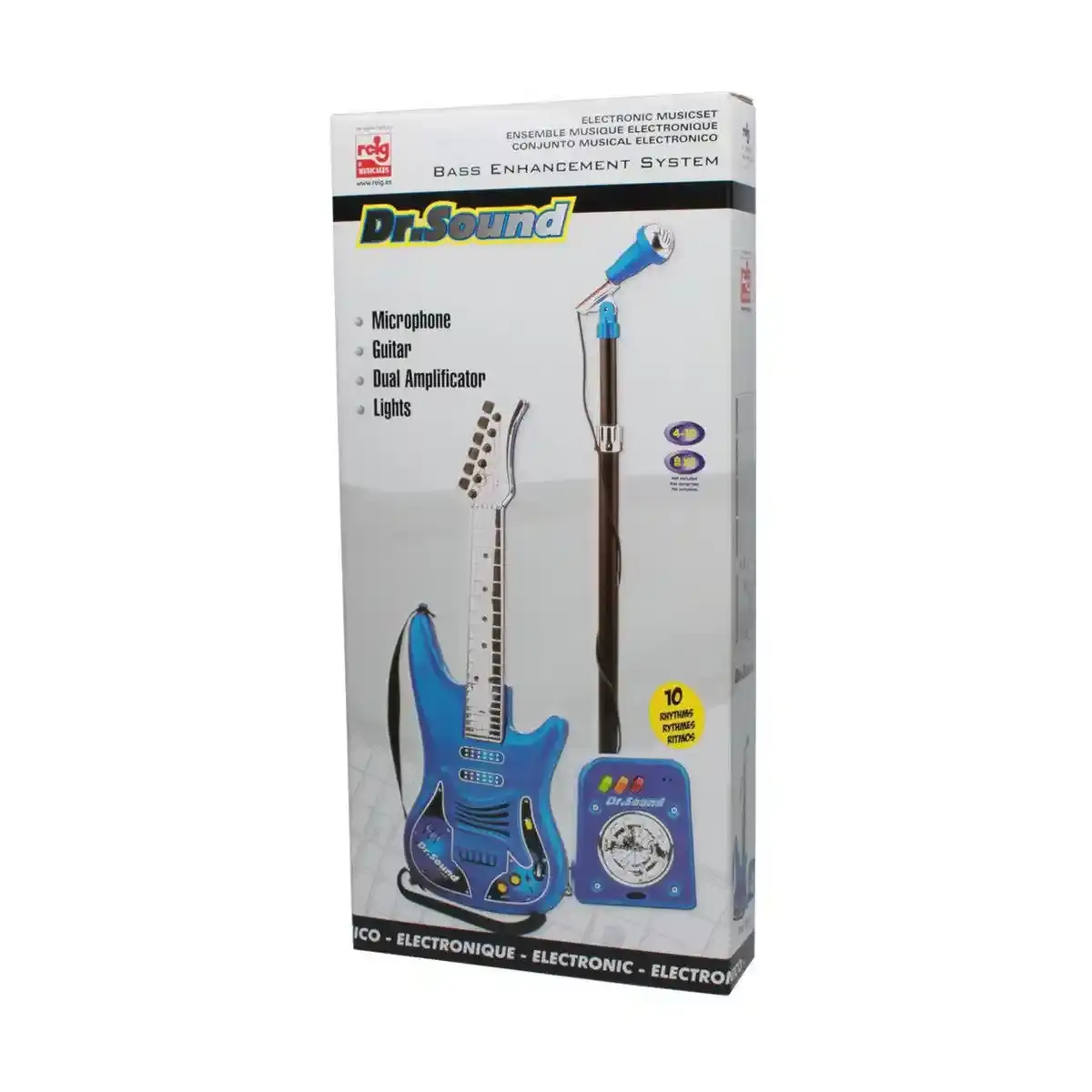 Baby Guitar Reig Microphone Bleu. SUPERDISCOUNT FRANCE