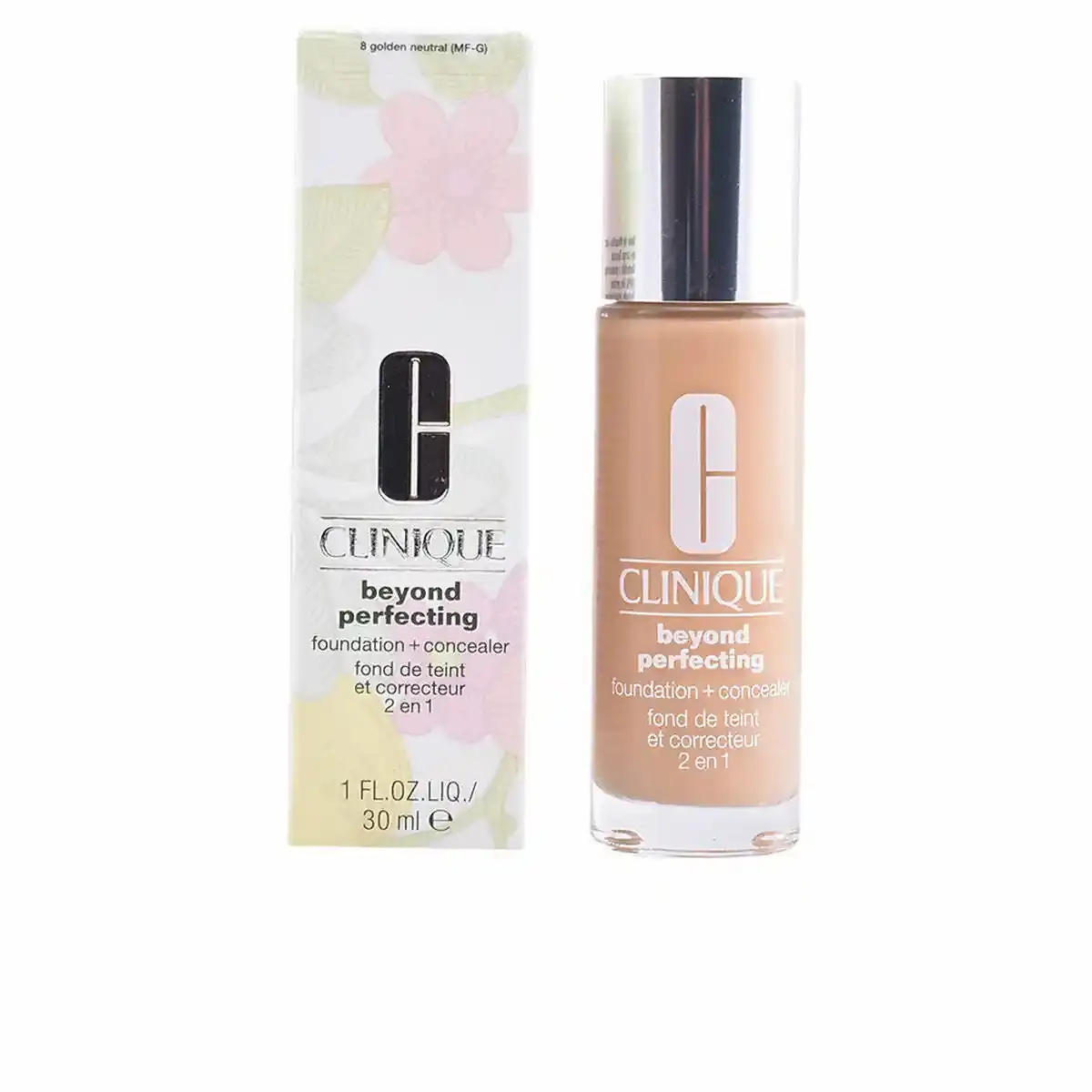 Base de maquillage liquide clinique beyond perfecting 8 golden neutral 2 en 1 30 ml _4867. Bienvenue sur DIAYTAR COTE D'IVOIRE - Où le Shopping est une Affaire Personnelle. Découvrez notre sélection et choisissez des produits qui reflètent votre unicité et votre individualité.