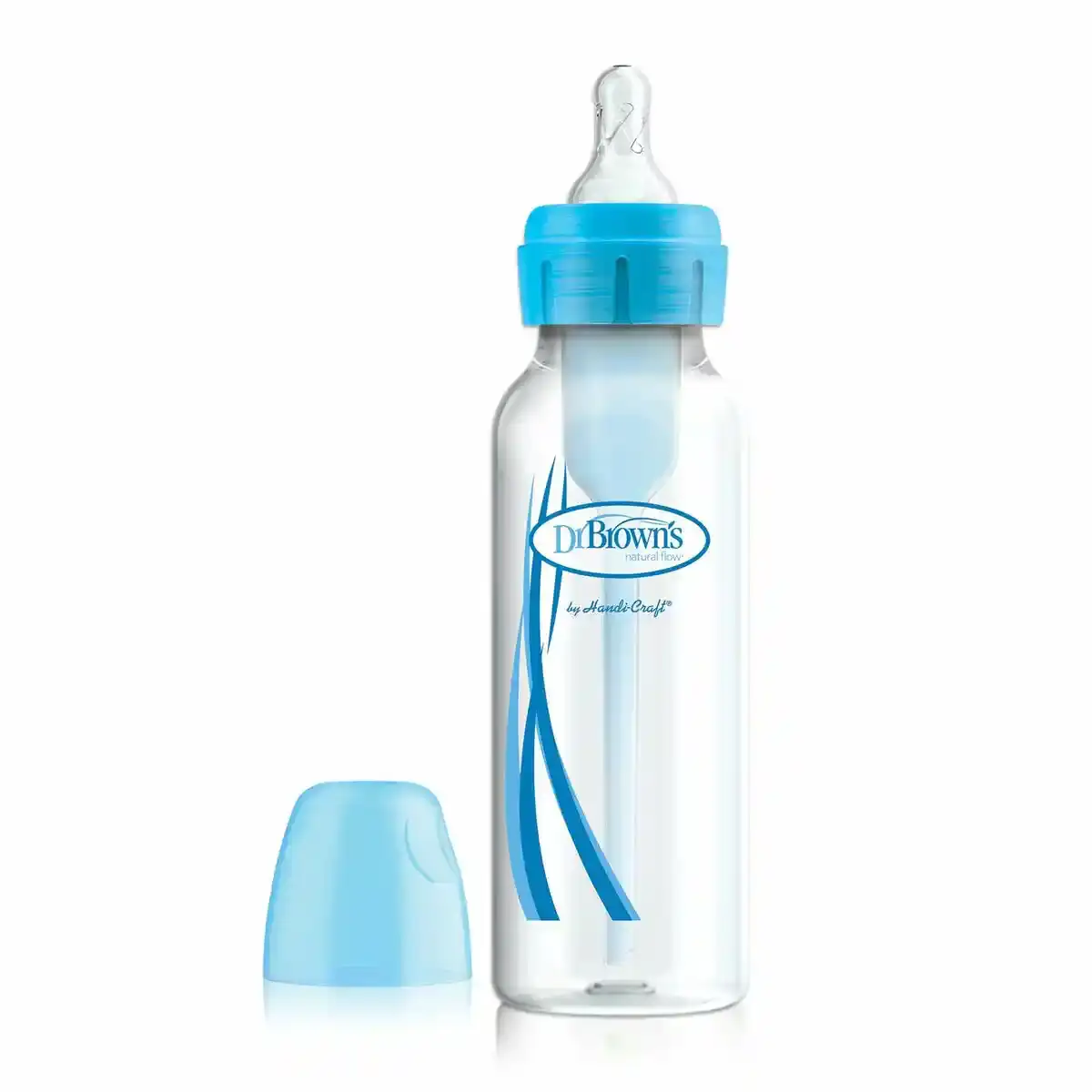 Biberon Anti-coliques Dr. Brown's Options 250 ml Bleu (Reconditionné B). SUPERDISCOUNT FRANCE