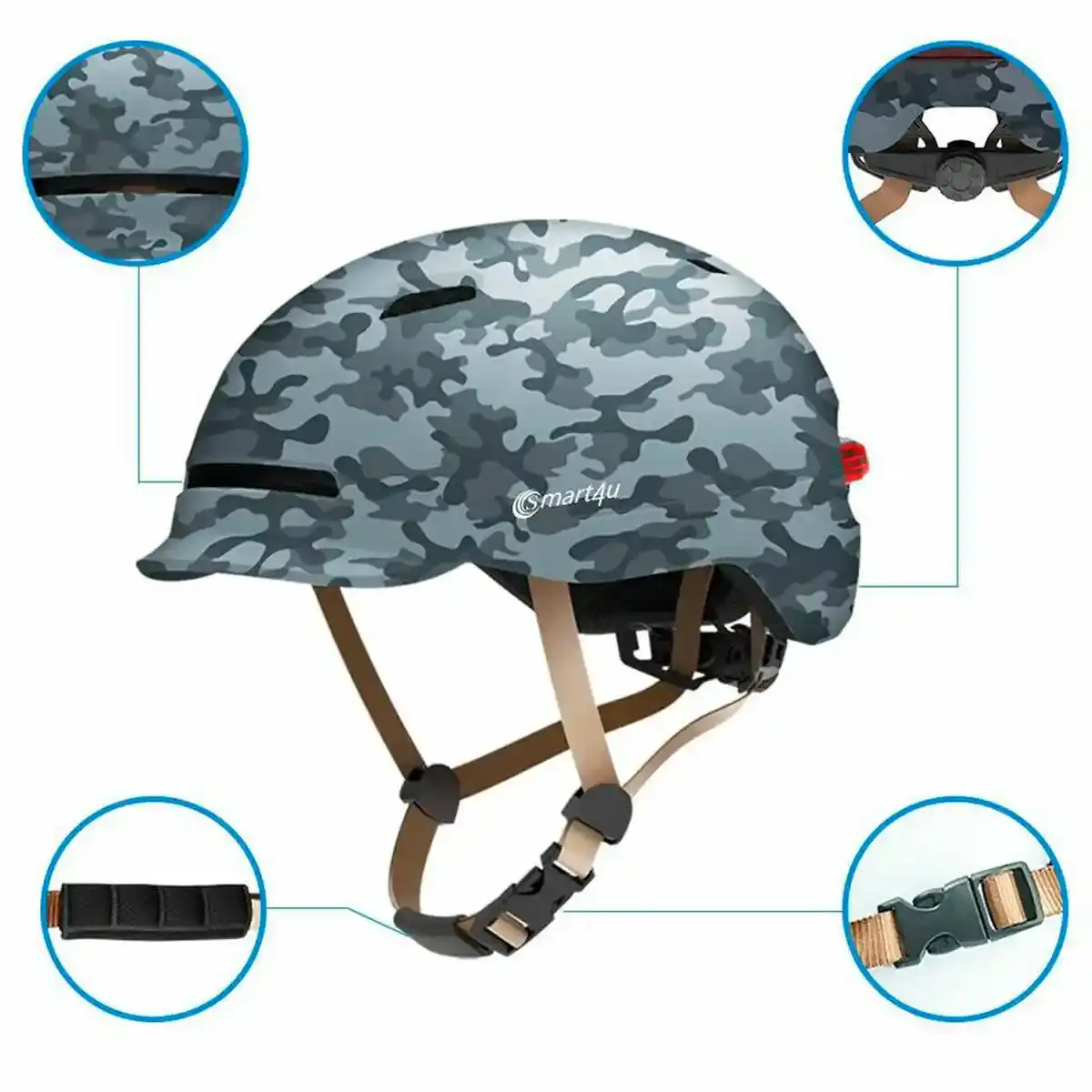 Housse pour Trottinette Électrique SMART4U SH50U ARMY. SUPERDISCOUNT FRANCE