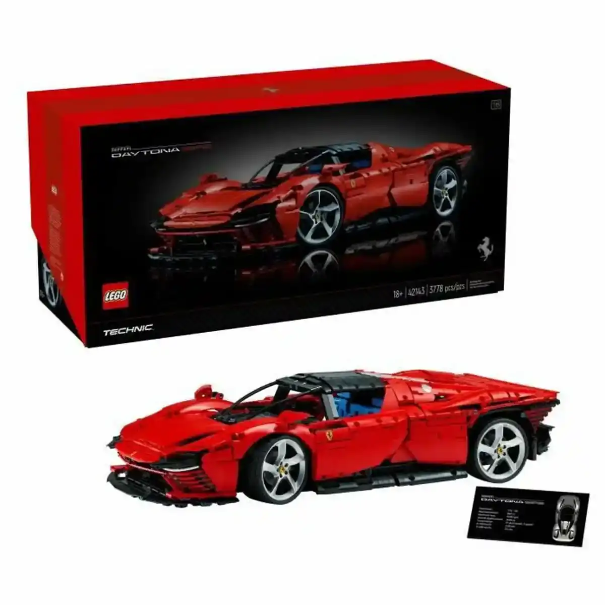 Jeu de construction Lego Technic 42143 Ferrari Daytona SP3. SUPERDISCOUNT FRANCE