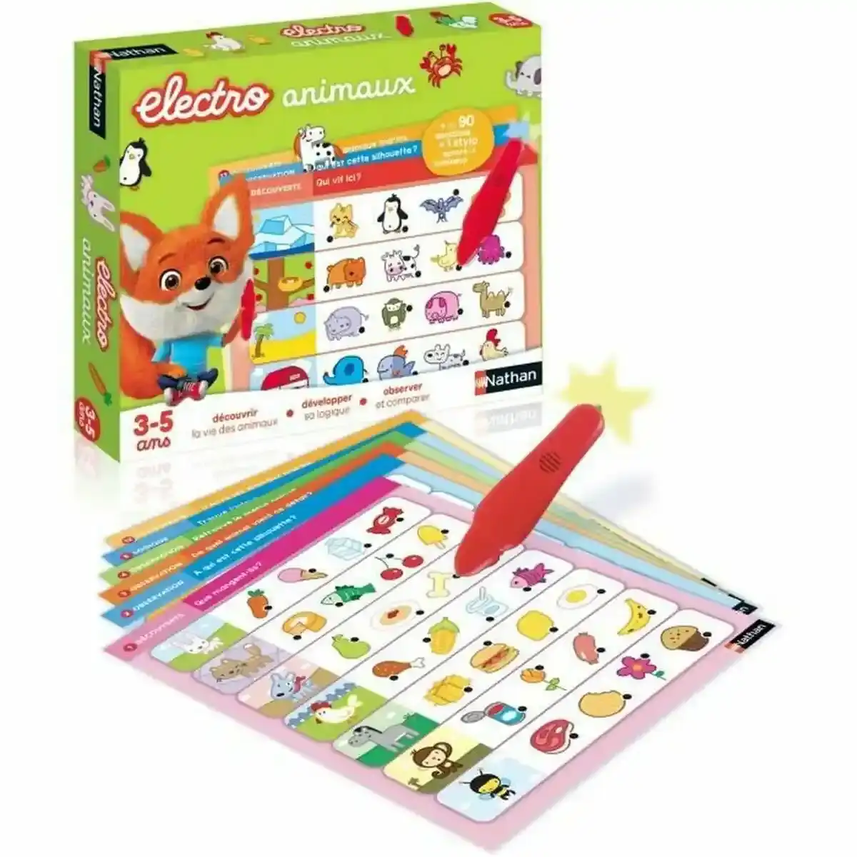Jeu de societe nathan electro animaux_3928. Plongez dans l'Expérience DIAYTAR COTE D'IVOIRE - Où Chaque Produit a une Histoire. Explorez notre boutique en ligne pour trouver des articles qui incarnent la passion et la créativité du Côte d'Ivoire.