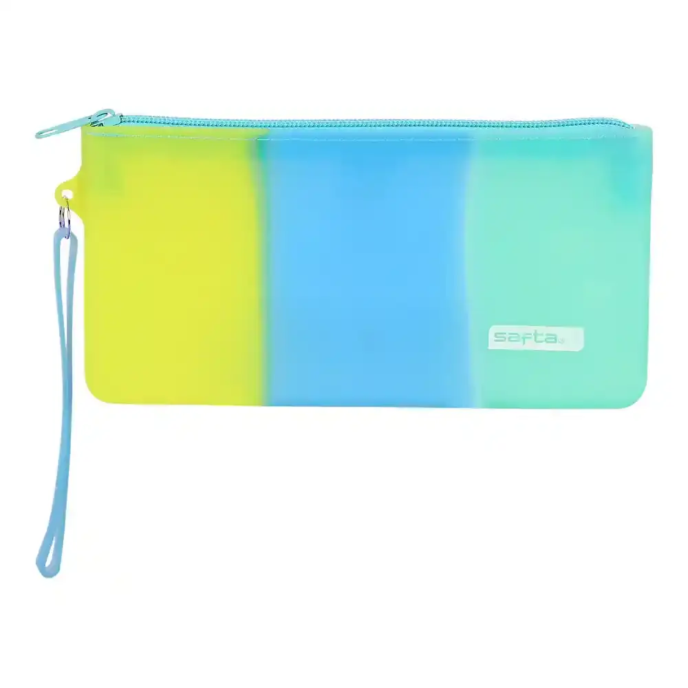 Mallette scolaire Safta Bleu Vert Jaune (21 x 10,5 x 2 cm). SUPERDISCOUNT FRANCE