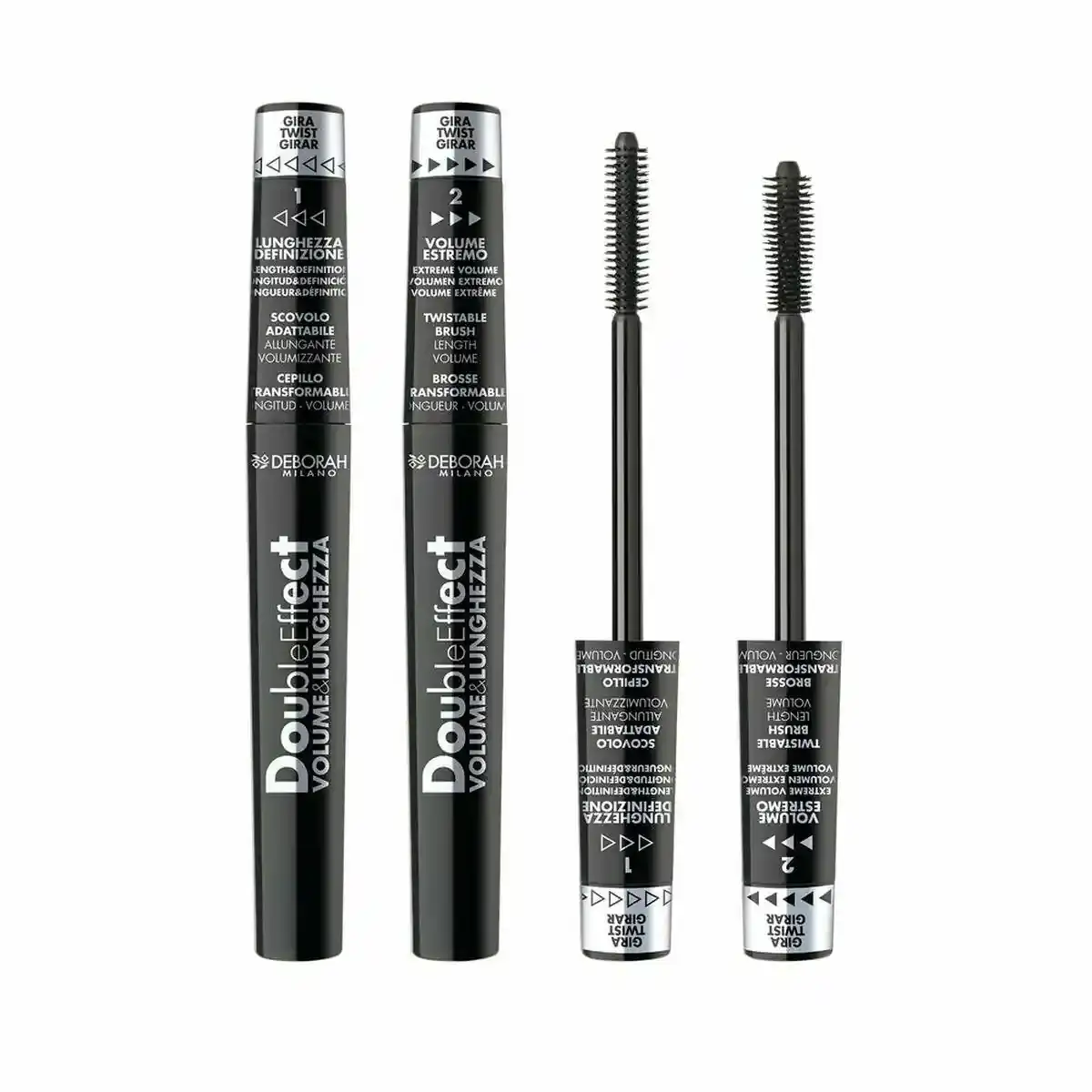 Mascara double effet deborah 8009518283907_6860. DIAYTAR COTE D'IVOIRE - Votre Source de Découvertes Shopping. Découvrez des trésors dans notre boutique en ligne, allant des articles artisanaux aux innovations modernes.