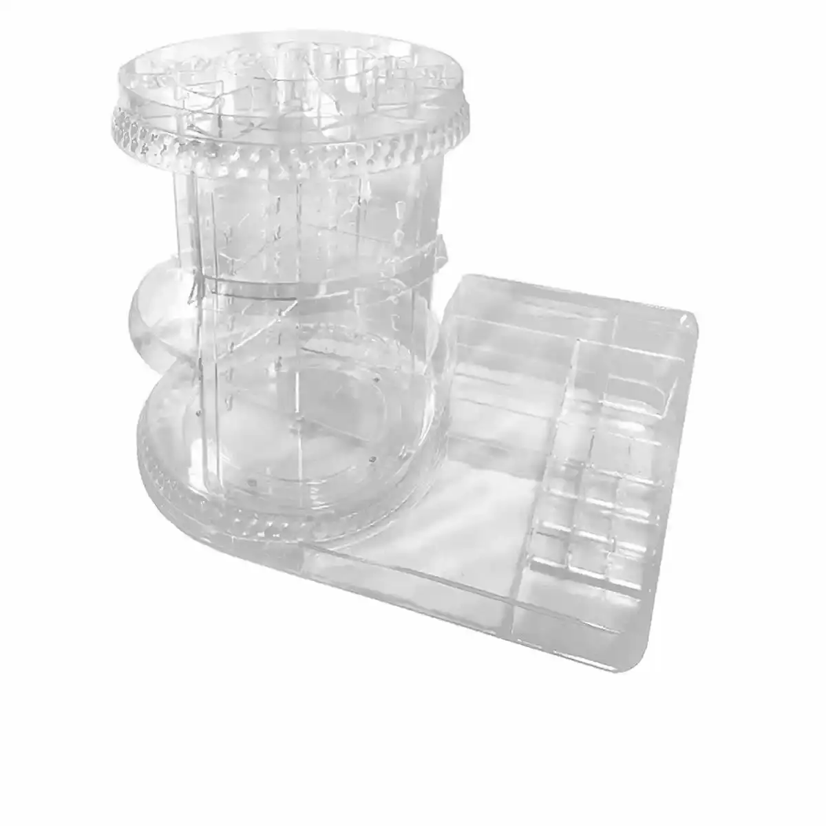 Organisateur de maquillage organizador maquillaje transparent rotatif_7318. Bienvenue chez DIAYTAR COTE D'IVOIRE - Où Votre Shopping Prend Vie. Découvrez notre univers et dénichez des trésors qui ajoutent de la couleur à votre quotidien.