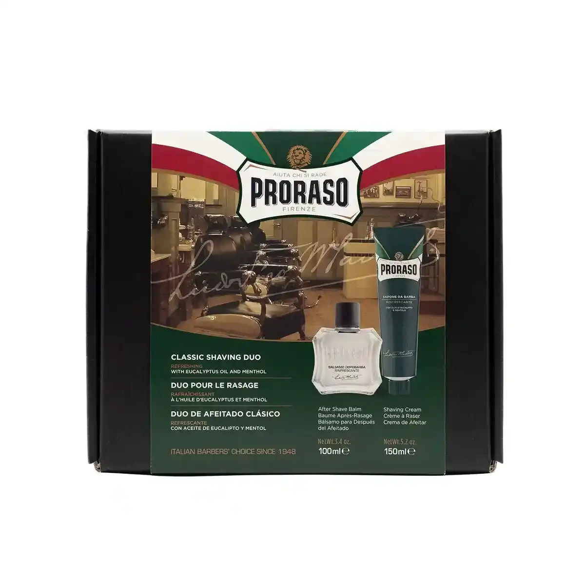 Set de rasage proraso classic shaving duo rafraichissant 2 pieces_3361. DIAYTAR COTE D'IVOIRE - Là où le Shopping Devient une Expérience. Naviguez à travers notre catalogue diversifié et découvrez des produits qui ajoutent de la couleur et de la passion à votre vie.