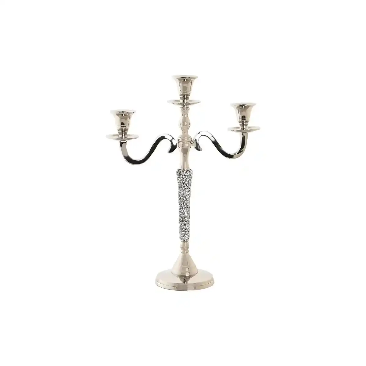 Bougeoir dkd home decor 26 x 10 x 35 cm aluminium argente_2230. DIAYTAR COTE D'IVOIRE - Votre Portail vers l'Extraordinaire. Parcourez nos collections et découvrez des produits qui vous emmènent au-delà de l'ordinaire, créant une expérience de shopping mémorable.