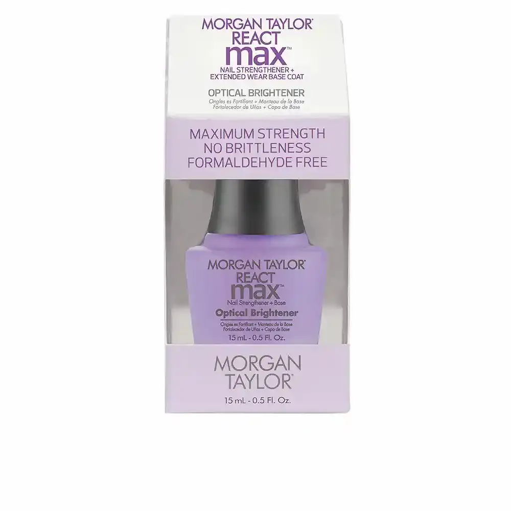 Durcisseur pour ongles morgan taylor react max azurant optique base coat 2 en 1 15 ml _6199. DIAYTAR COTE D'IVOIRE - Là où Chaque Achat Contribue à un Rêve. Naviguez à travers notre boutique en ligne et soutenez des artisans talentueux tout en acquérant des trésors.