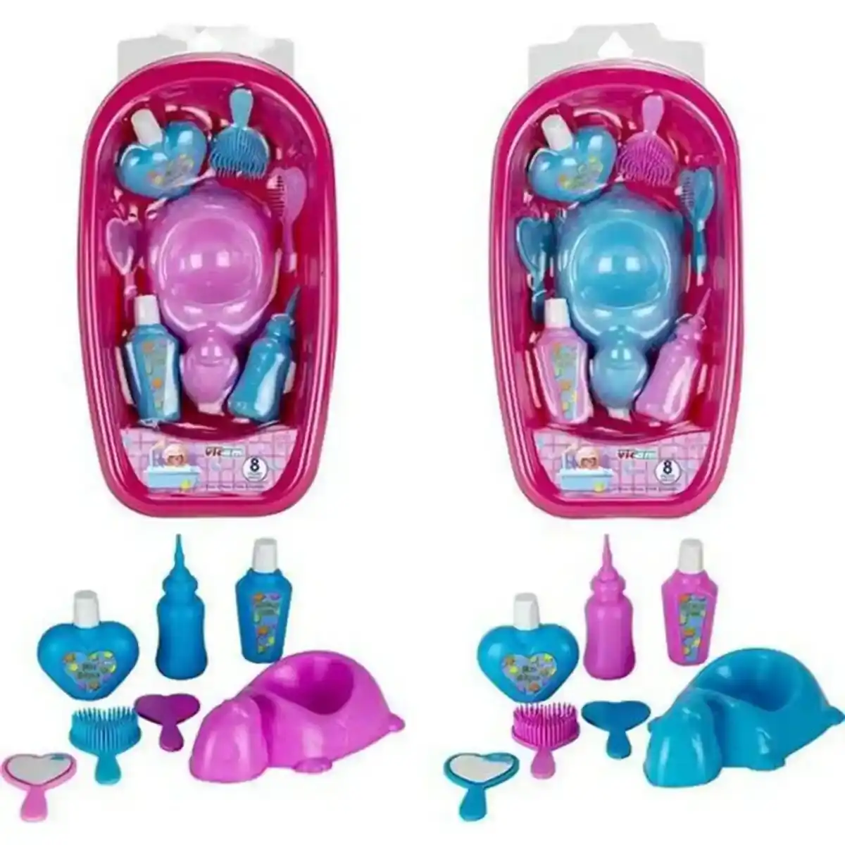 Ensemble de bain pour poupee avec accessoires vic00073 21 x 11 x 44 cm _2492. DIAYTAR COTE D'IVOIRE - Où Chaque Sélection est une Victoire. Découvrez notre boutique en ligne et trouvez des articles qui vous rendent la vie plus belle, un choix à la fois.
