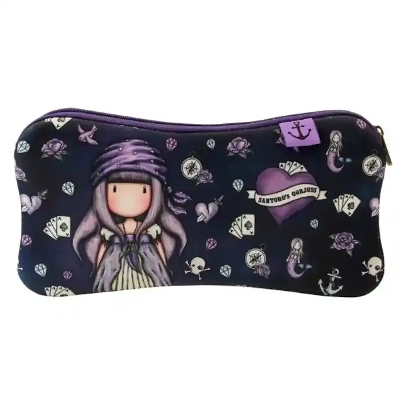 Fourre-tout Gorjuss Sea nixie 22 x 11,3 x 1 cm Violet Bleu Marine. SUPERDISCOUNT FRANCE