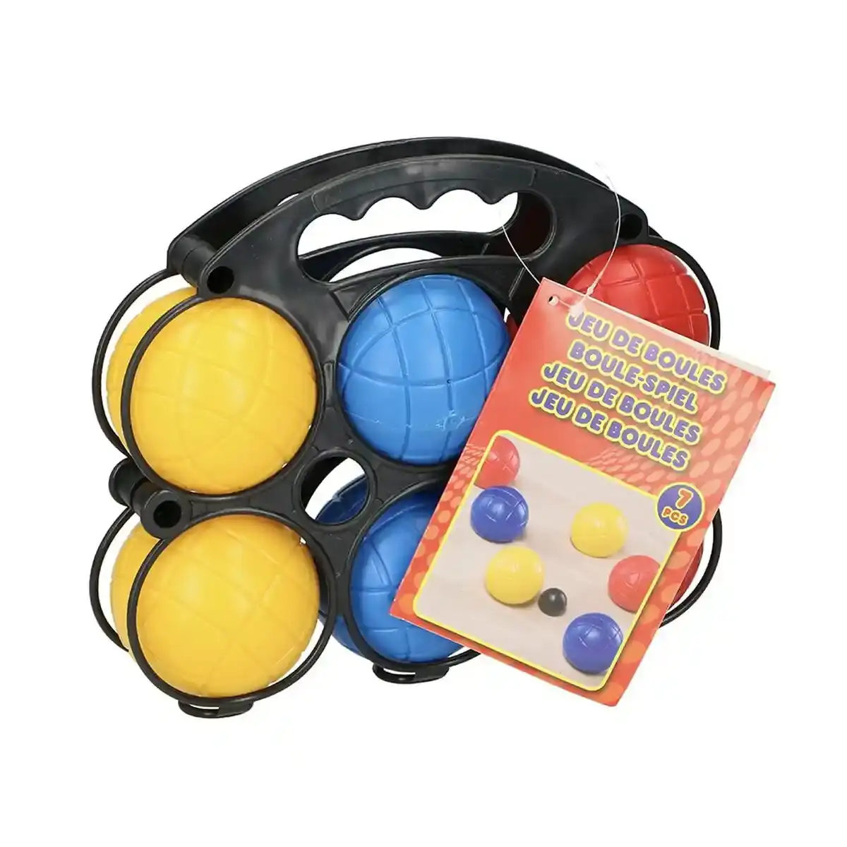 Jeu de boules Eddy Toys 7 pièces polypropylène. SUPERDISCOUNT FRANCE