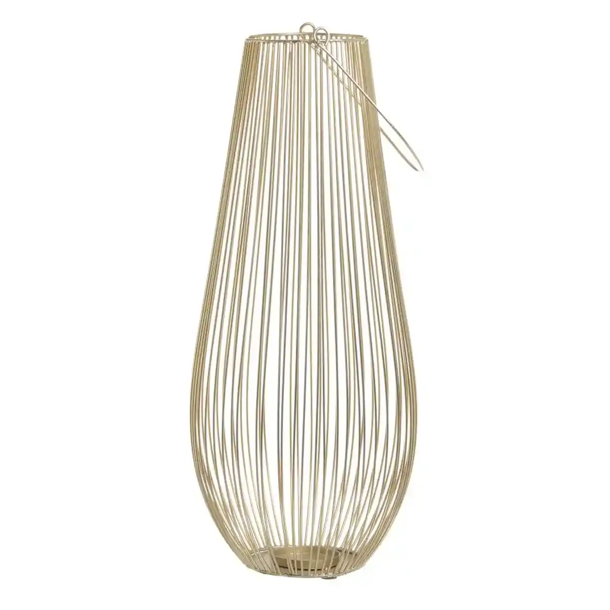 Lanterne 28 x 28 x 63 cm bougeoir lanterne en fer dore_4624. DIAYTAR COTE D'IVOIRE - Où la Qualité et la Diversité Fusionnent. Explorez notre boutique en ligne pour découvrir une gamme variée de produits qui incarnent l'excellence et l'authenticité.
