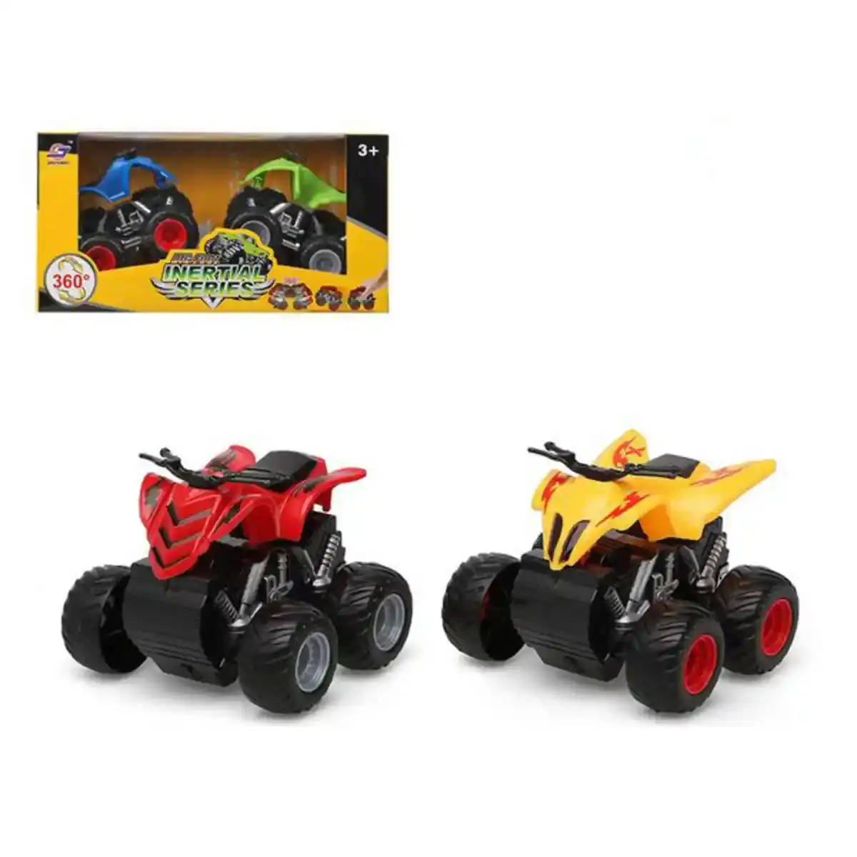 Lot de 2 vehicules big foot 360o 110837_6425. DIAYTAR COTE D'IVOIRE - Votre Compagnon Shopping, Votre Style Unique. Explorez notre boutique en ligne pour dénicher des trésors qui expriment qui vous êtes, de la mode à la maison.