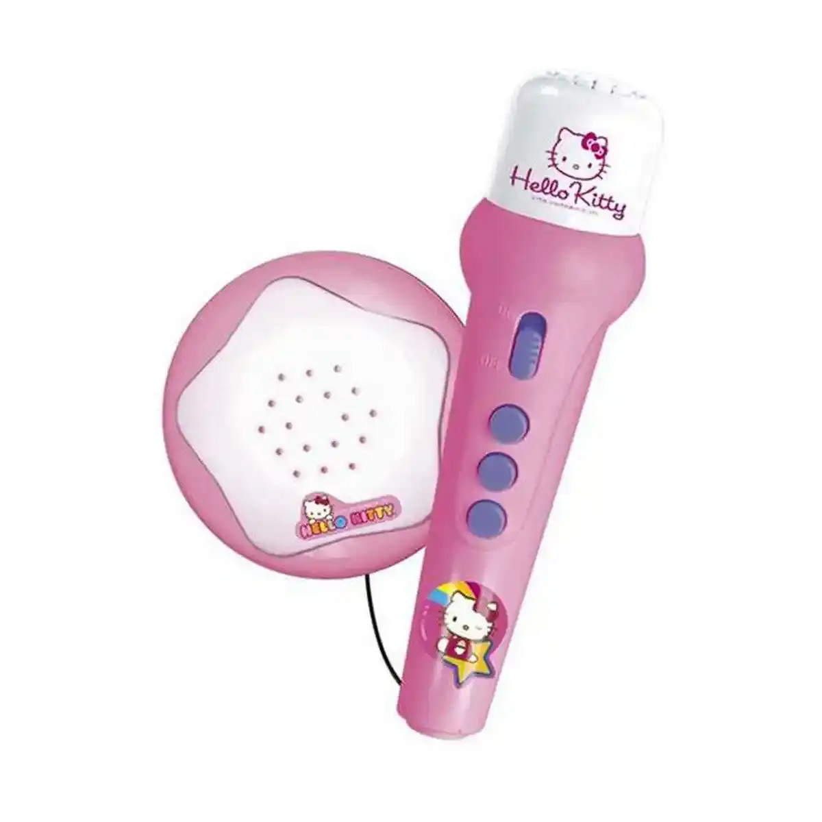 Microphone Karaoké Hello Kitty Rose Fuchsia. SUPERDISCOUNT FRANCE