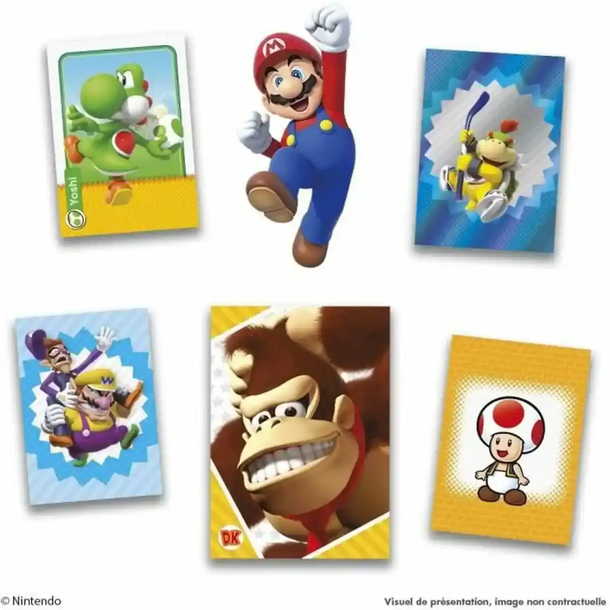 Pack d'autocollants Panini Super Mario Trading Cards. SUPERDISCOUNT FRANCE