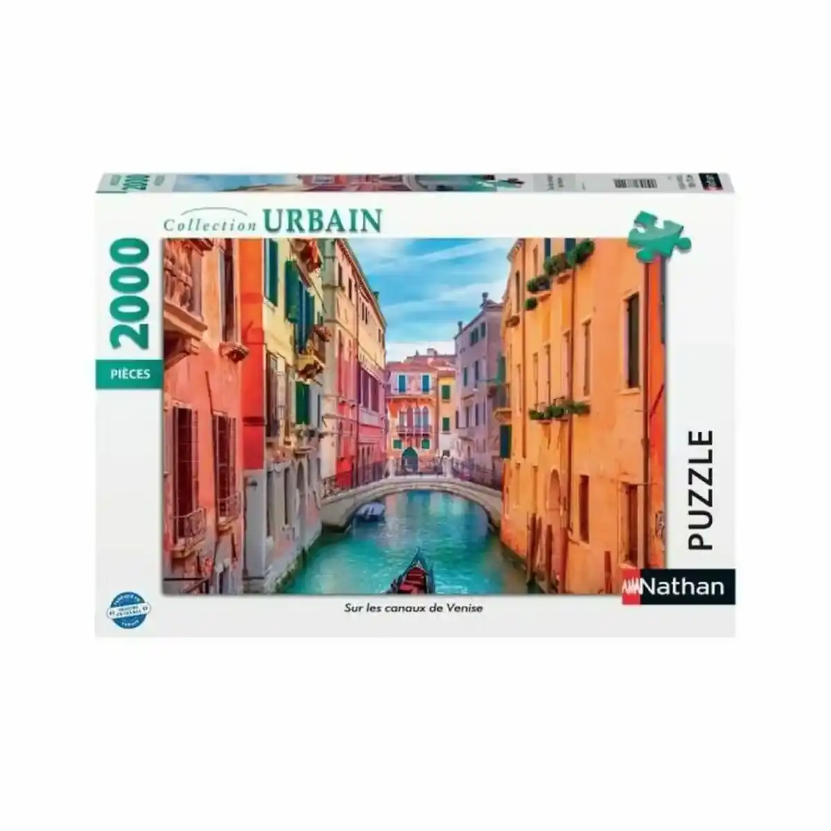 Puzzle Nathan Sur les canaux de Venise. SUPERDISCOUNT FRANCE