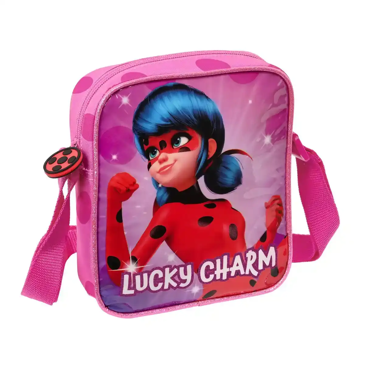 Sac Bandoulière Lady Bug Fuchsia (16 x 18 x 4 cm). SUPERDISCOUNT FRANCE