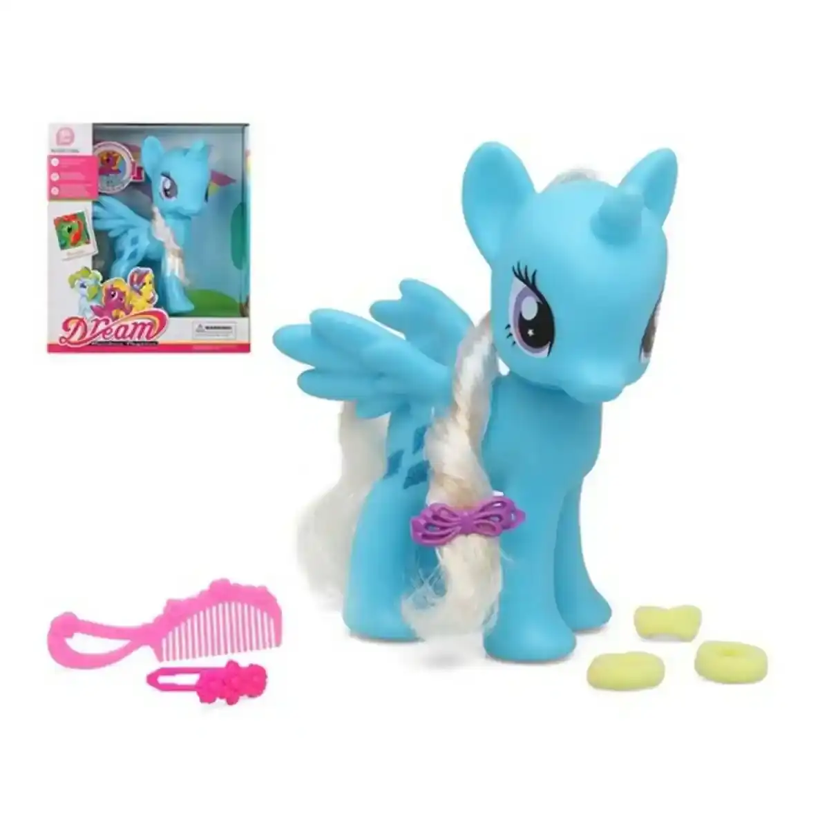 Unicorn dream blue 111286_6887. DIAYTAR COTE D'IVOIRE - L'Art de Choisir, l'Art de Vivre. Explorez notre univers de produits soigneusement sélectionnés pour vous offrir une expérience shopping riche et gratifiante.