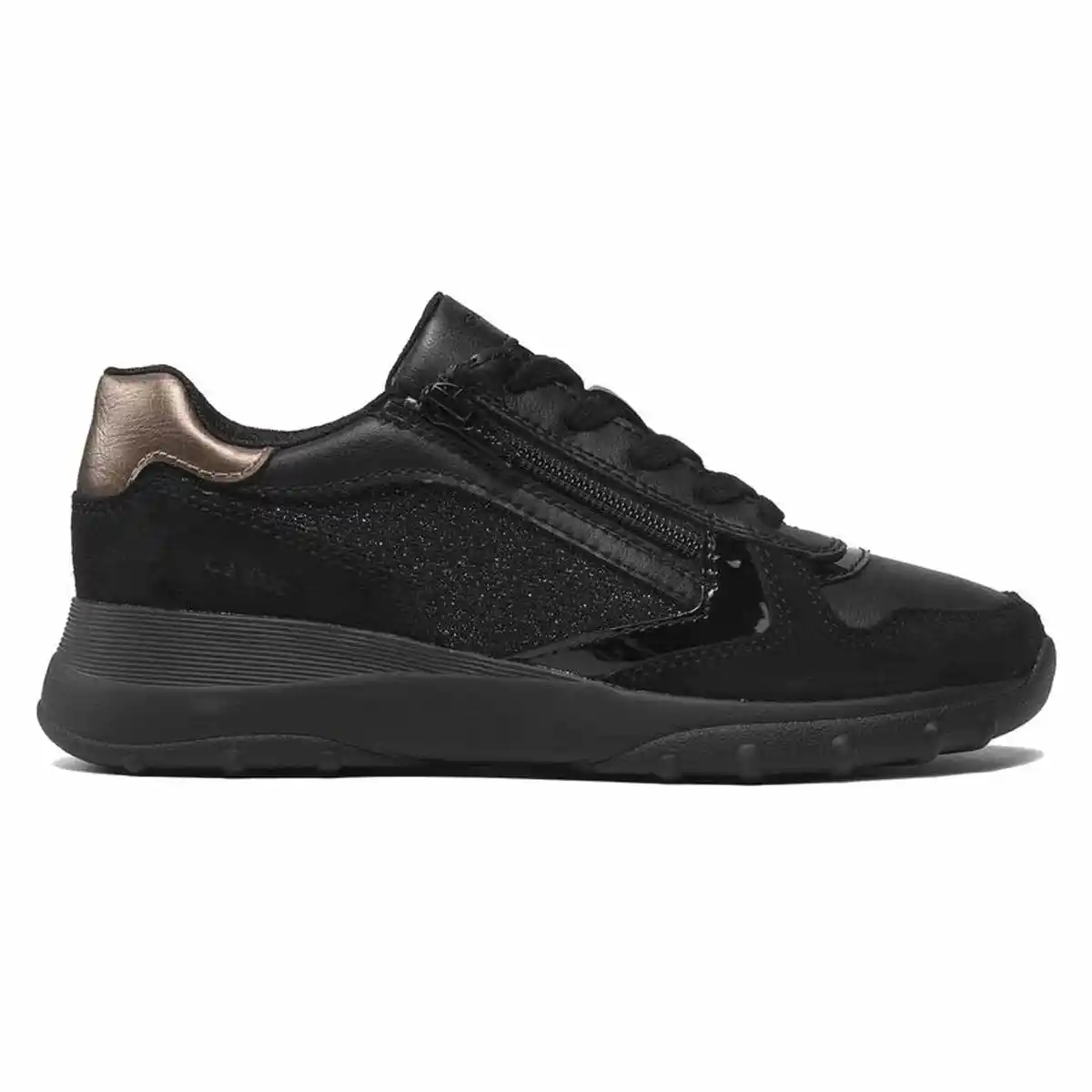 Baskets Casual Femme Geox Alleniee Noir. SUPERDISCOUNT FRANCE