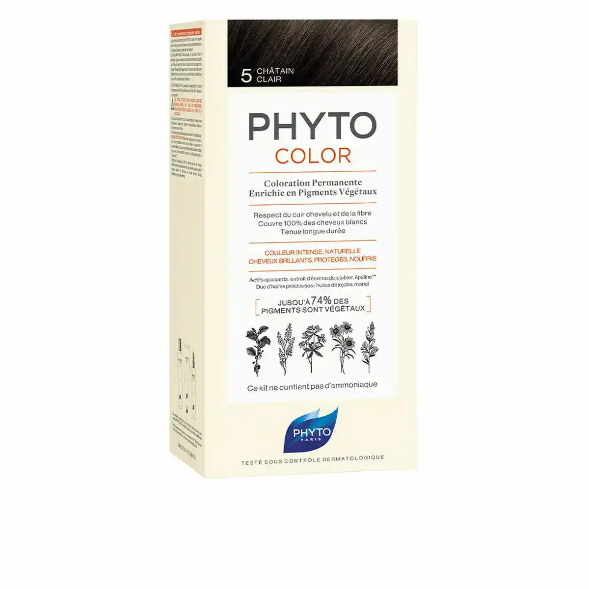 Coloration permanente phyto phytocolor 5 castano claro sans ammoniaque_8052. Bienvenue chez DIAYTAR COTE D'IVOIRE - Où Choisir est un Voyage. Plongez dans notre plateforme en ligne pour trouver des produits qui ajoutent de la couleur et de la texture à votre quotidien.
