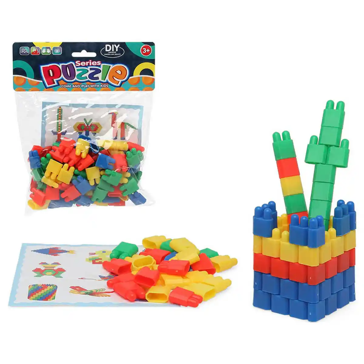 Jeu de construction Série Puzzle. SUPERDISCOUNT FRANCE