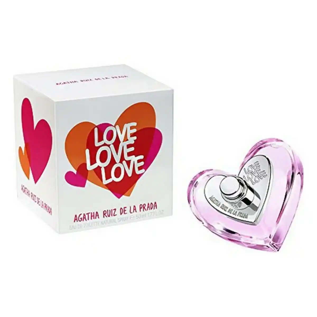 Parfum femme love love love agatha ruiz de la prada edt 50 ml _1073. DIAYTAR COTE D'IVOIRE - Où la Tradition s'Harmonise avec le Moderne. Parcourez notre gamme diversifiée et choisissez des produits qui révèlent l'âme du Côte d'Ivoire.