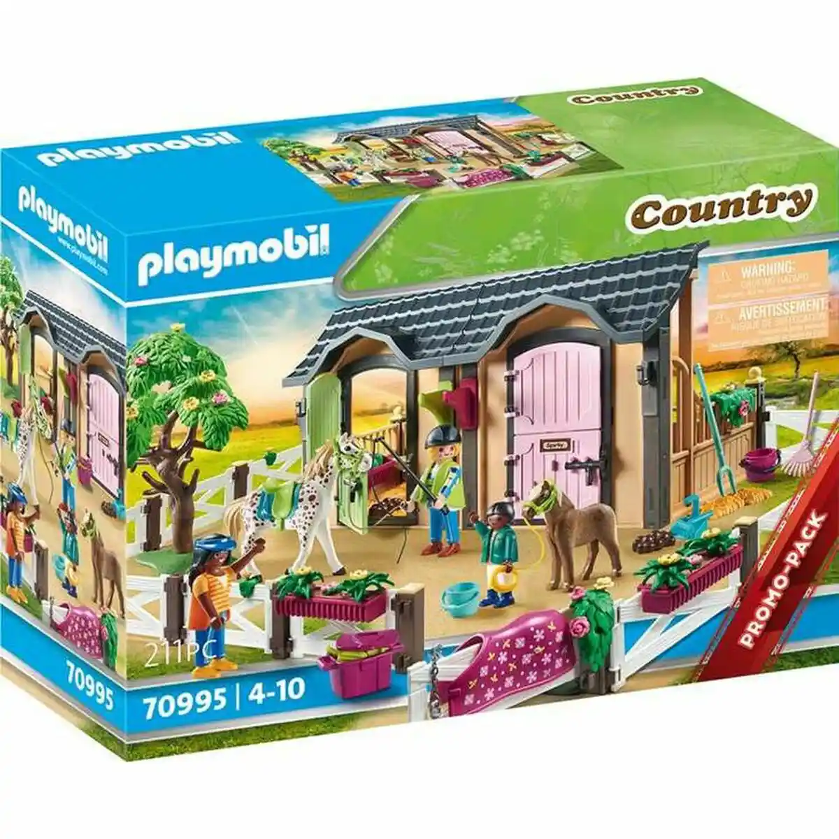 Playset Playmobil Country Horses Farm 70995 (211 pcs). SUPERDISCOUNT FRANCE