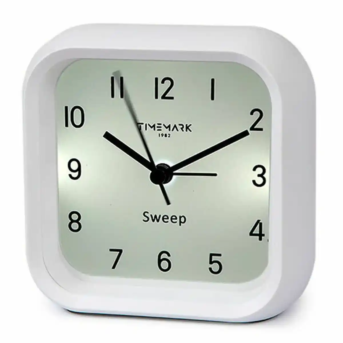 Reveil timemark blanc 11 x 11 x 5 cm _6664. DIAYTAR COTE D'IVOIRE - Là où Choisir est un Acte d'Amour pour le Côte d'Ivoire. Explorez notre gamme et choisissez des produits qui célèbrent la culture et l'artisanat du pays.