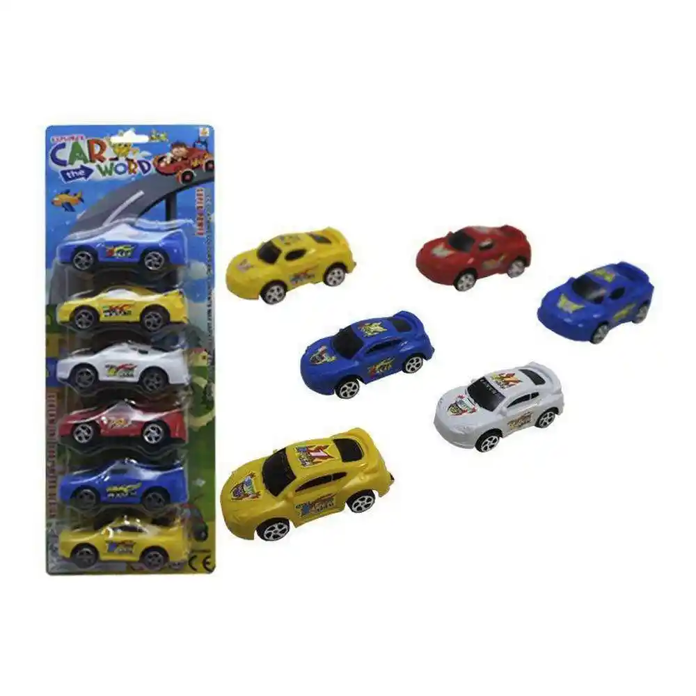 Set de voitures Car The Word 6 Pièces. SUPERDISCOUNT FRANCE