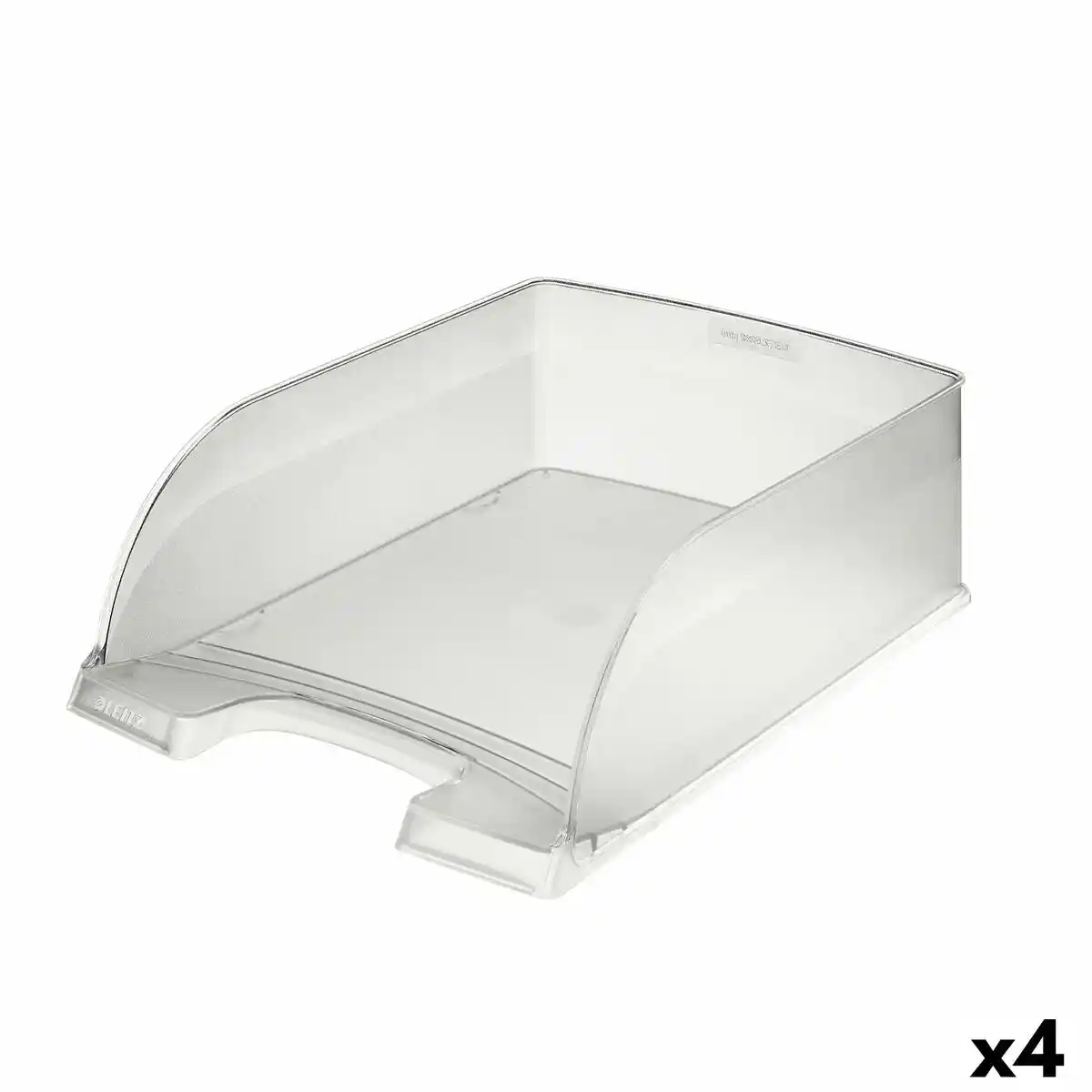Bac de classement Leitz Plus Jumbo A4 polystyrène Translucide (4 Unités). SUPERDISCOUNT FRANCE