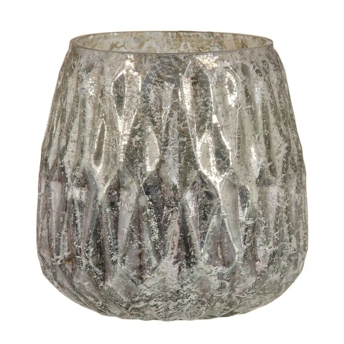 Bougeoir cristal gris 11 x 11 x 11 cm_8747. DIAYTAR COTE D'IVOIRE - Là où Choisir est un Acte d'Amour pour le Côte d'Ivoire. Explorez notre gamme et choisissez des produits qui célèbrent la culture et l'artisanat du pays.
