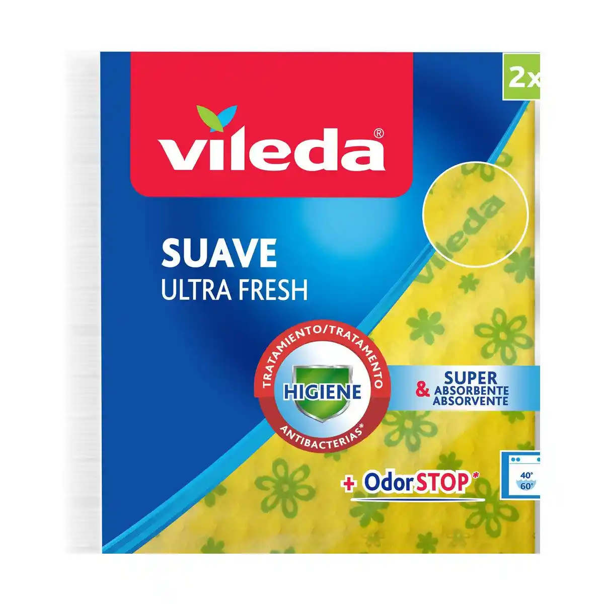 Chiffon de nettoyage Vileda Jaune. SUPERDISCOUNT FRANCE