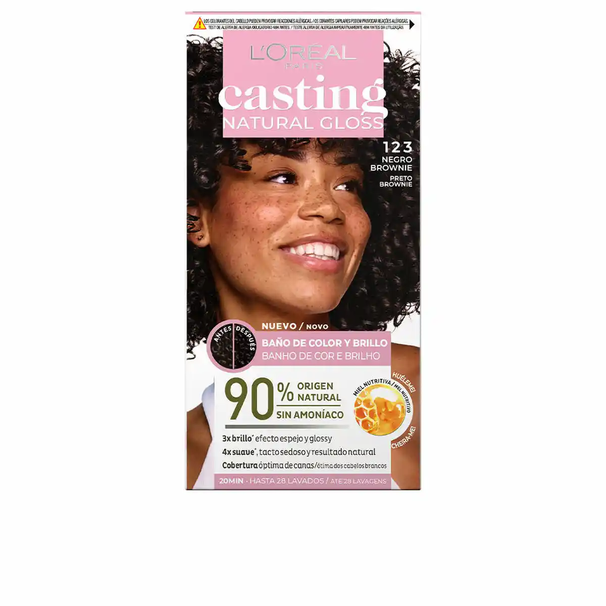 Colorant semi permanent l oreal make up casting natural gloss sans ammoniaque no 123 negro brownie 180 ml _4807. Bienvenue chez DIAYTAR COTE D'IVOIRE - Où l'Authenticité Rencontre l'Accessibilité. Explorez notre sélection abordable et découvrez des articles qui incarnent l'essence du Côte d'Ivoire.