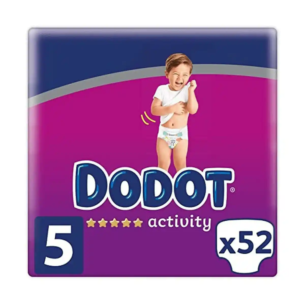 Couches jetables Dodot Dodot Activity Taille 5 52 Unités 11-16 kg. SUPERDISCOUNT FRANCE
