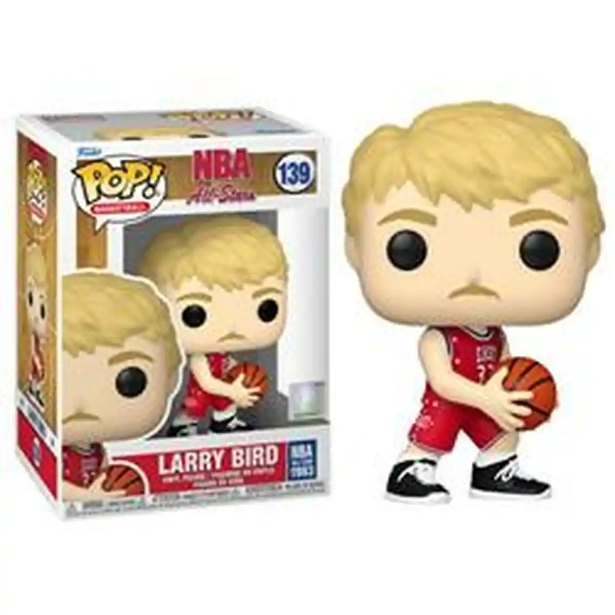 Figurines de collection Funko POP NBA All Stars 139 Larry Bird. SUPERDISCOUNT FRANCE