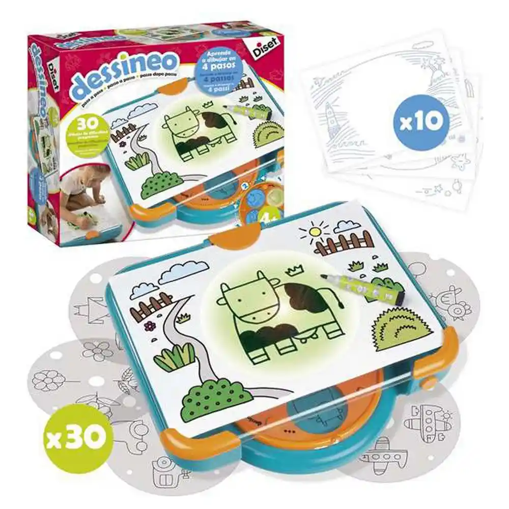 Jeu éducatif Dessineo Diset Drawing. SUPERDISCOUNT FRANCE