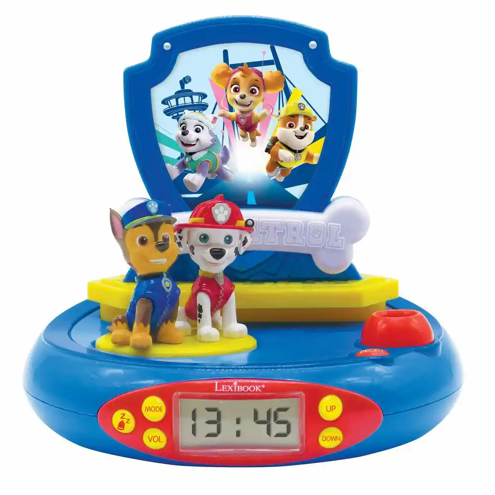 Réveil Lexibook La Pat' Patrouille Projecteur. SUPERDISCOUNT FRANCE