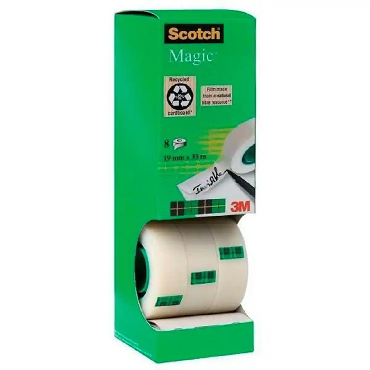 Ruban Adhésif Scotch Magic 8 Unités (19 mm x 33 m). SUPERDISCOUNT FRANCE