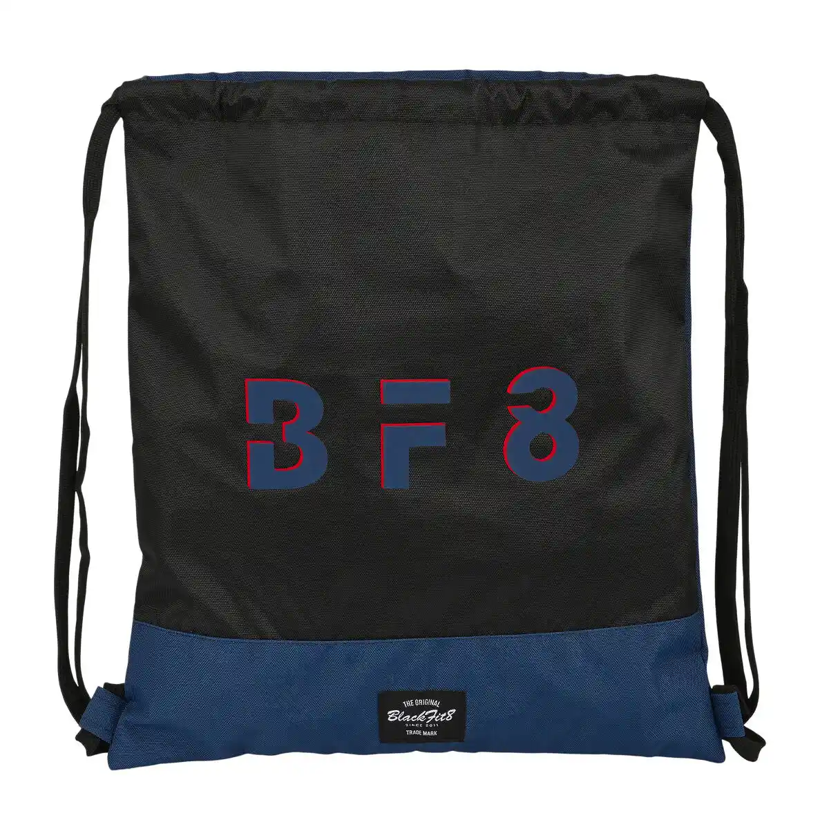 Sac à Dos à Cordes BlackFit8 Urban Noir Bleu Marine (35 x 40 x 1 cm). SUPERDISCOUNT FRANCE