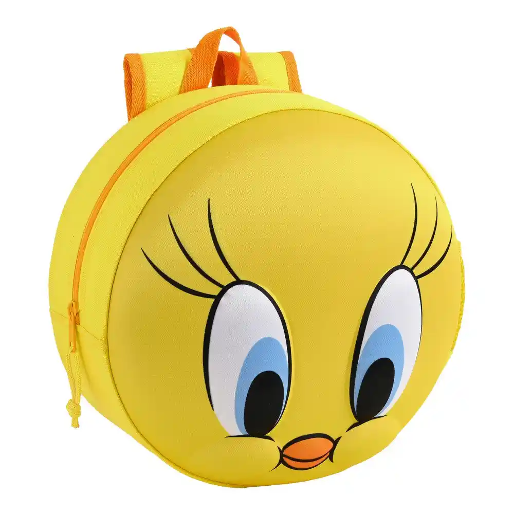 Sac enfant 3D Looney Tunes Jaune (31 x 31 x 10 cm). SUPERDISCOUNT FRANCE