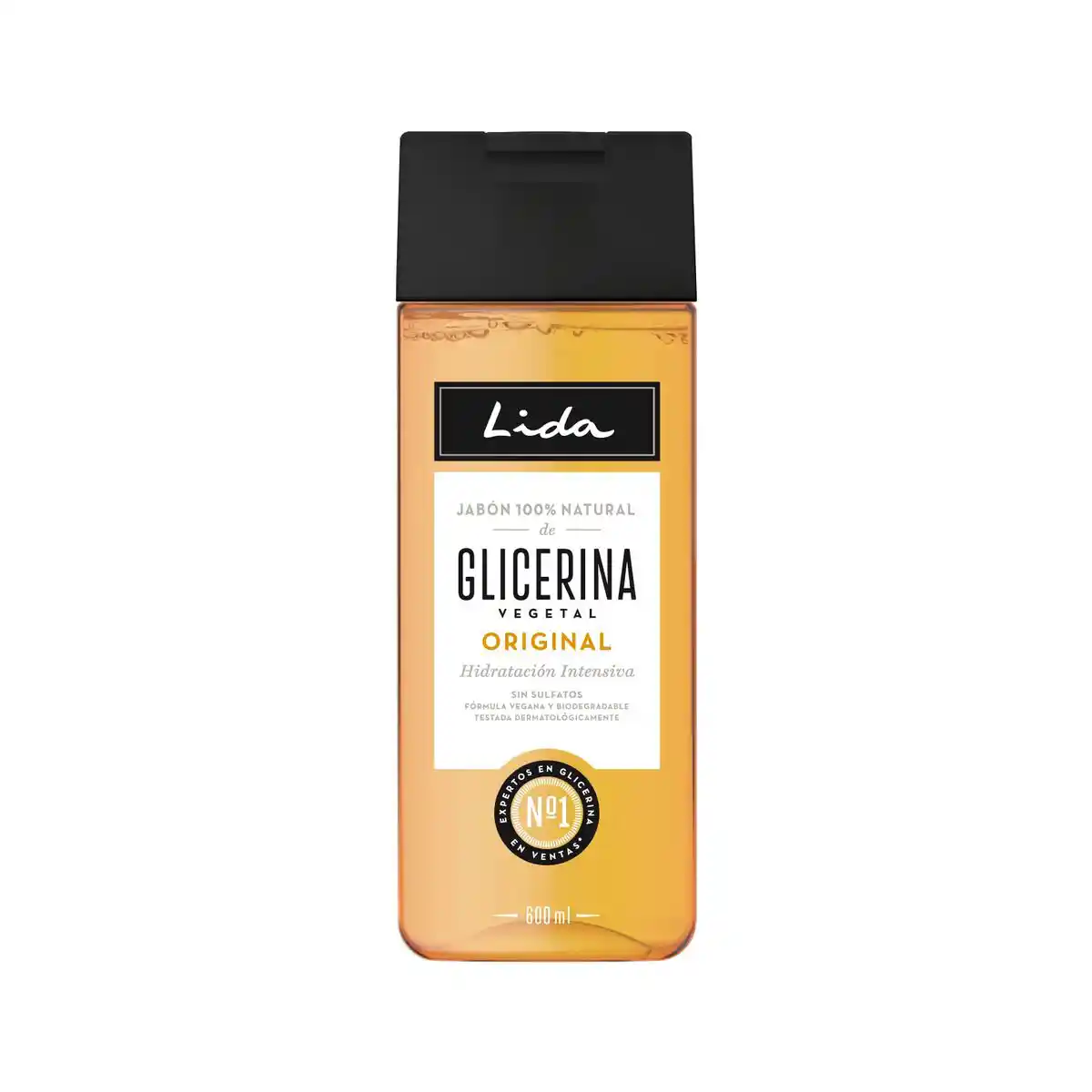 Savon à la Glycérine Lida Naturel Liquide (600 ml)