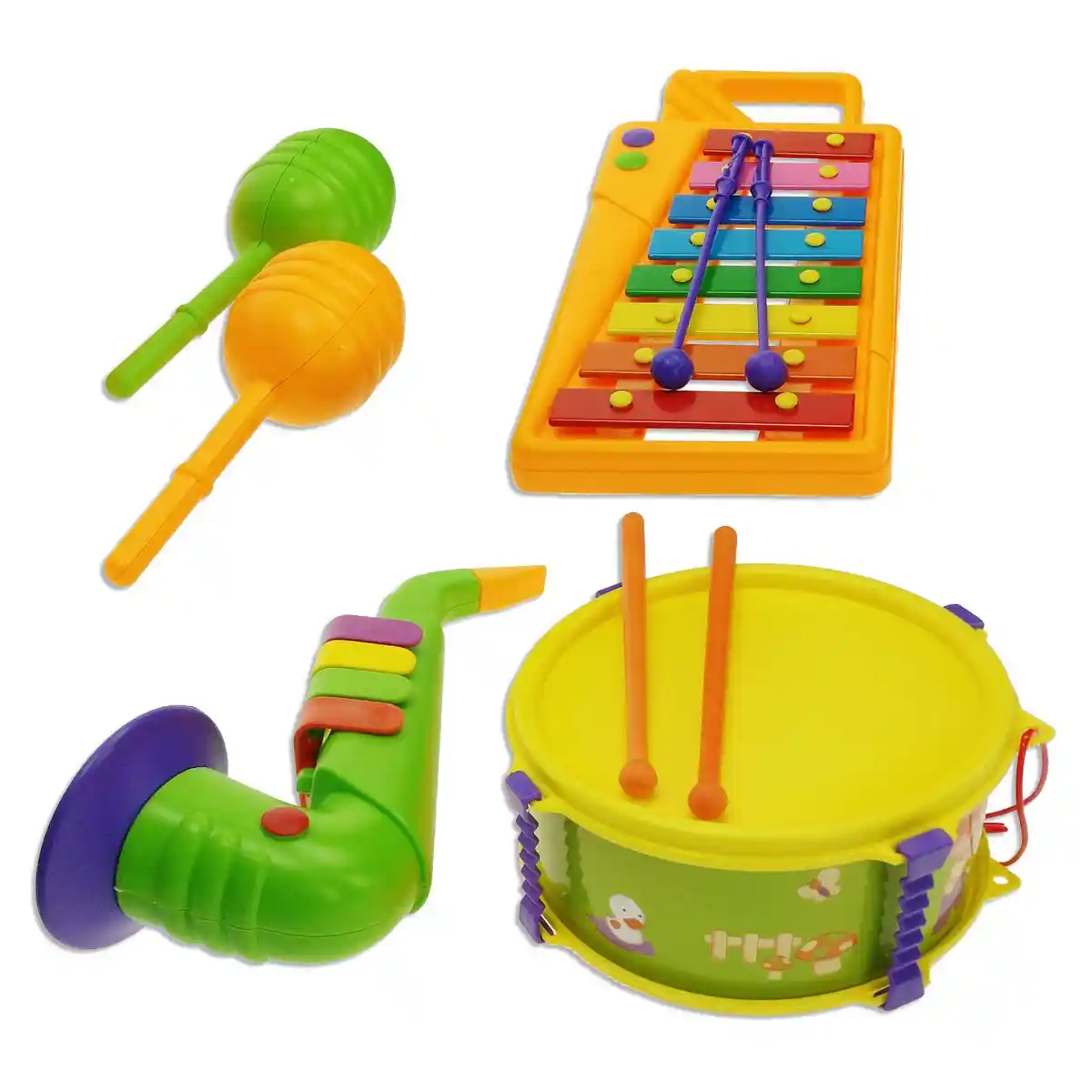 Set de percussions Reig Natura Music 9 pièces. SUPERDISCOUNT FRANCE